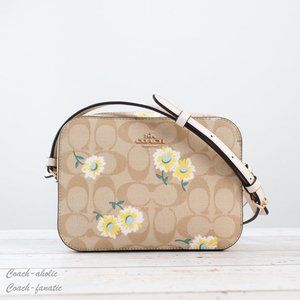 NWT Coach Mini Camera Bag with Daisy Print